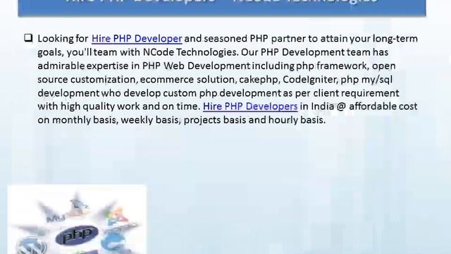 php development india ~ php web development company   it's broad worth in enterprise world