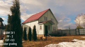 Sony ZV 1 picture profile, cinemtic color grading, профили от Сони.