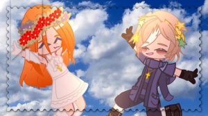 На ветру белое платье//готовый мап//Gacha club/life//by: ♡•Kira•♡