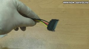 Переходник с Serial ATA SATA на  IDE Molex разъем.