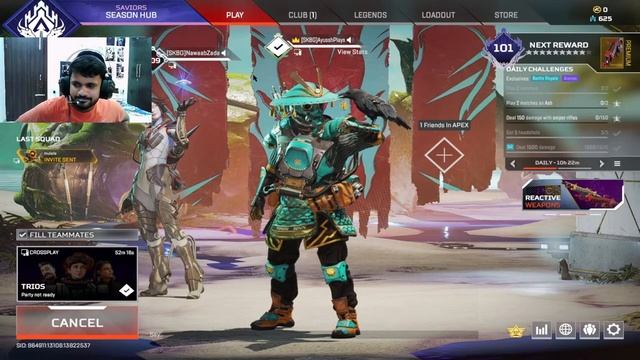 New season coming in few hours...| Apex Lgends live with Ayush Plays смотреть онлайн