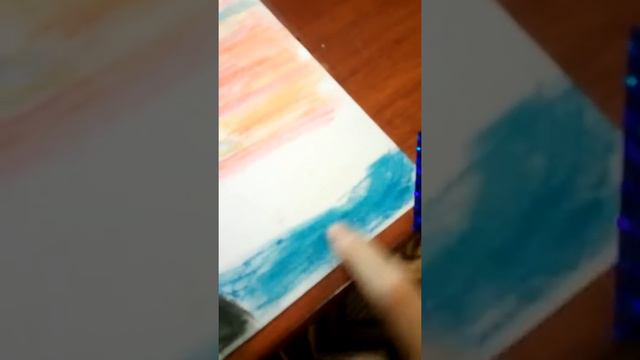 Рисуем постелью пальмы. смотреть онлайн