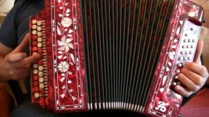 Червона рута - видеоразбор(ноты, цифры) на гармони.