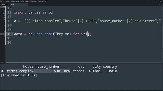 Convert Json to DataFrame in Python смотреть онлайн