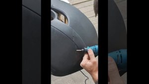 Ремонт бампера Нива Шевроле, без покраски.