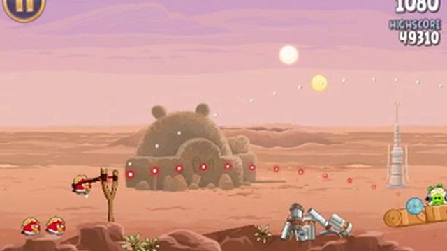 Angry Birds Star Wars gameplay #1 смотреть онлайн