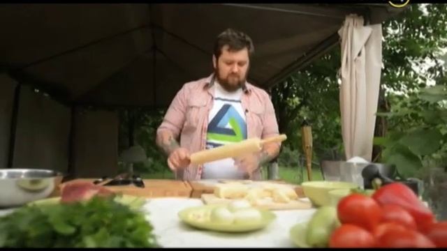 Перемяч-беляш с абхазской аджикой | Готовим с дымком смотреть онлайн