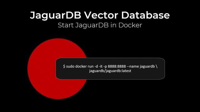 How to run jaguardb vector database in docker смотреть онлайн