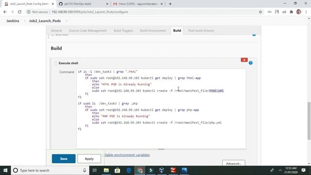 Complete Automation of Deploying and Managing Web Application on K8s using Jenkins. смотреть онлайн