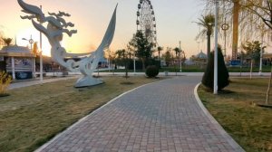 Taskkent Uzbekistan TV Tower, Ashkhabad Park, and Metro Overview