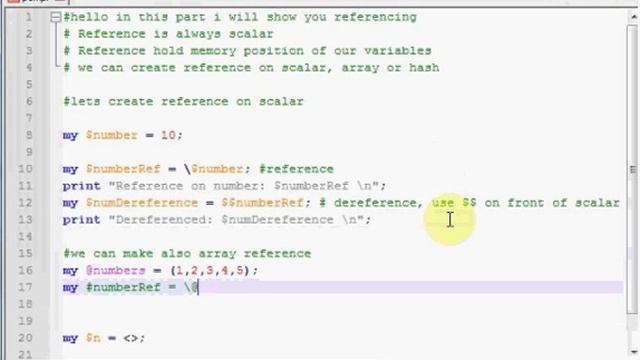 Perl Beginner Tutorial #Reference #Dereference - Part 11 смотреть онлайн