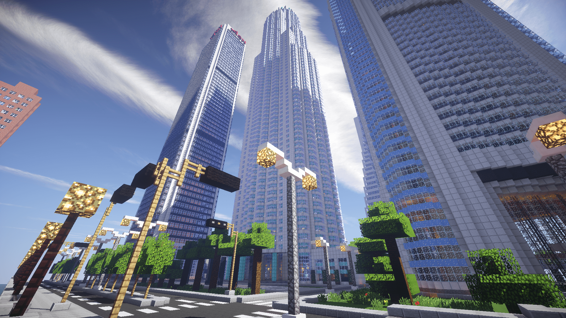 Майнкрафт карта modern city