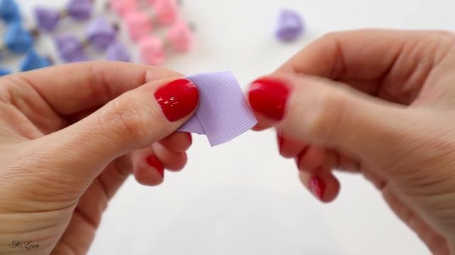 БАНТИКИ ИЗ РЕПСА, МК / DIY GROSGRAIN BOWS смотреть онлайн