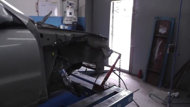 ЛАНОС. Вытяжка одного лонжерона. смотреть онлайн