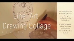 Line Art Collage with Contour Drawing  | LamiDesign Series