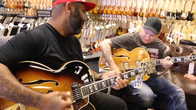 Kirk Fletcher & Josh Smith playing a pair of Gibson Super 400CES смотреть онлайн
