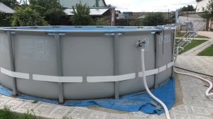 КАРКАСНЫЙ БАССЕЙН.  Осень - Лучшее время для покупки бассейна