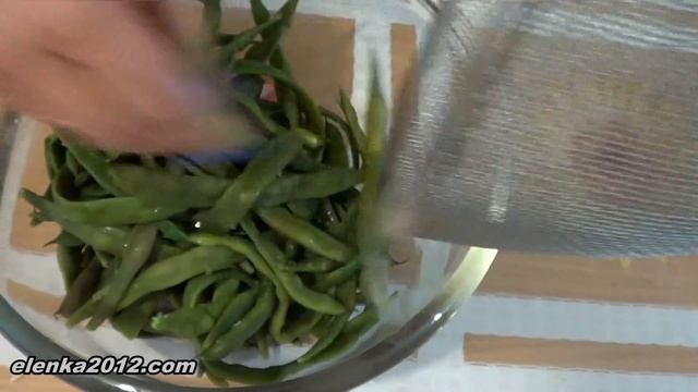 Спаржевая фасоль по-грузински, рецепт с зеленой аджикой