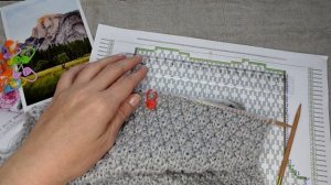 Жилет для мальчика спицами (часть 1)/ Расчет образца/ Вывязываем скосы плеча, вырез горловины спинк