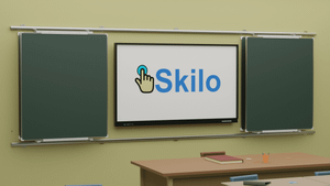 Рельсовая система с  интерактивной панелью - монтаж. Skilo