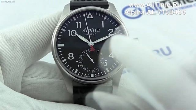 Обзор. Мужские наручные часы Alpina AL-710B4S6 смотреть онлайн