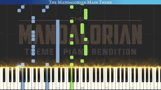 The Mandalorian Theme | Piano Tutorial смотреть онлайн