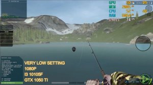 ULTIMATE FISHING SIMULATOR - i3 10105F / GTX 1050 TI [ GAMEPLAY / BENCHMARK ]