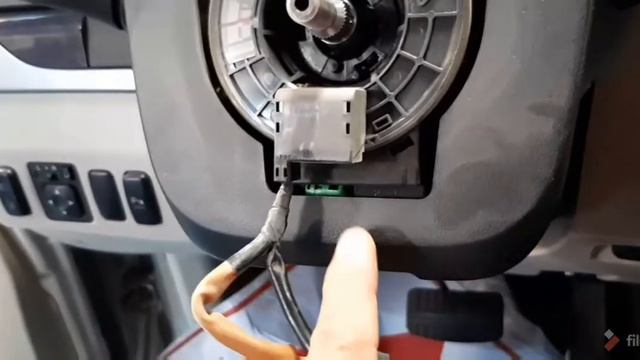 [DIY]How To Remove And Replace Clock Spring | SRS Indicator Light On | Horn Not Working. Pajero. смотреть онлайн