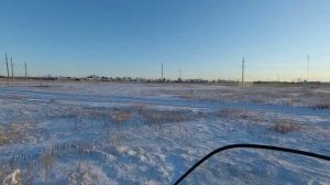 Покатушки на Снегоходе Тайга Варяг 550v (после переделки глушителя)