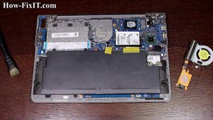 Samsung 530U3 (535U3 NP530U3 NP530U NP535U) disassembly and fan cleaning, разборка и чистка ноутбук
