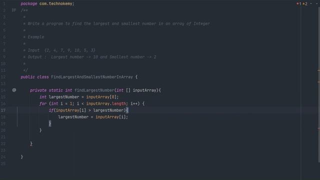 Find the Largest and Smallest Number in an Array in Java |  #LearnJava  #coding #javaprogramming