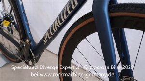 Specialized Diverge Carbon Expert X1 SRAM Force 1 Gravel Cyclocross Bike 2020 Satin Navy/White Moun