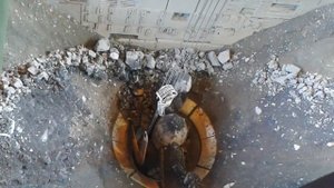 Забутовка на дробилке конусного крупного дробления ККД 1500\180 №2