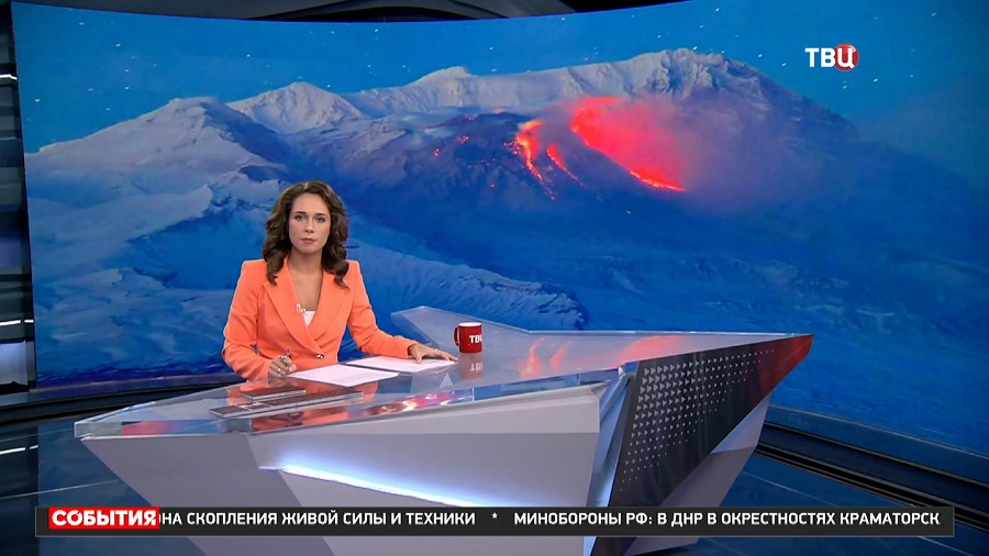 По склонам Шивелуча начали скатываться раскаленные лавины / События на ТВЦ