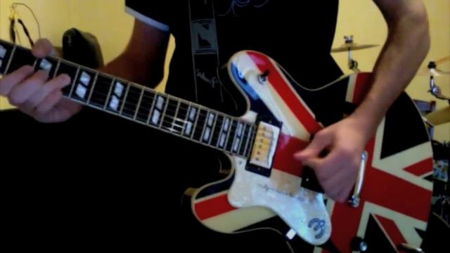 Epiphone Supernova: Don't look back in anger solo. (iTunes festival version) смотреть онлайн