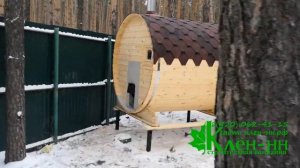 Баня бочка на винтовых сваях под ключ в Навашино без предоплаты