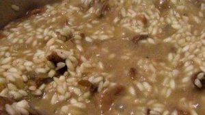 Ризотто с куриной печенью