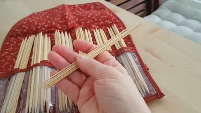 обзор  японских чулочных бамбуковых спиц от Seeknit