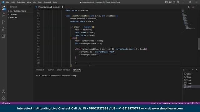 Insertion and Deletion in Circular Doubly Linked Lists | Doubly ...