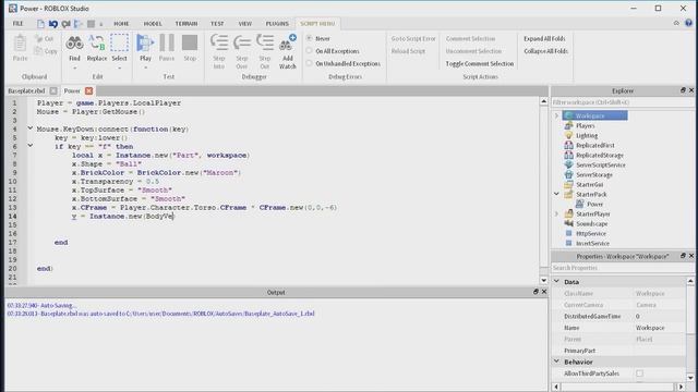 ROBLOX : Game Creation #1 User Input and Attack move смотреть онлайн
