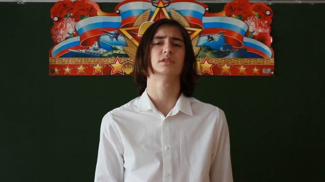 Данила Агеев читает стихотворение 