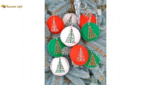 Новогодние игрушки и украшения из фетра