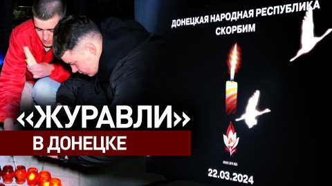 «В сердце трагедия, паника»: жители Донецка почтили память жертв теракта в «Крокусе»