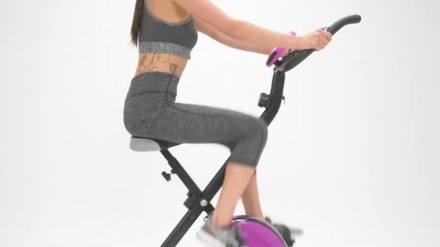 How to use Costway Indoor Adjustable Folding magnetic exercise bike SP35420PU