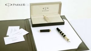 1858532 Мужская ручка Parker (Паркер) 5th Ingenuity Large Ring Black Rubber & Metal GT