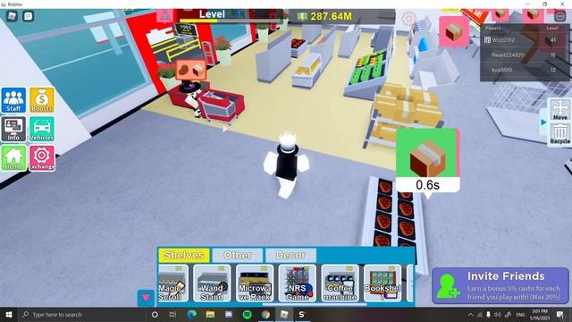Roblox My Supermarket Hack/Script INFINITE MONEY смотреть онлайн