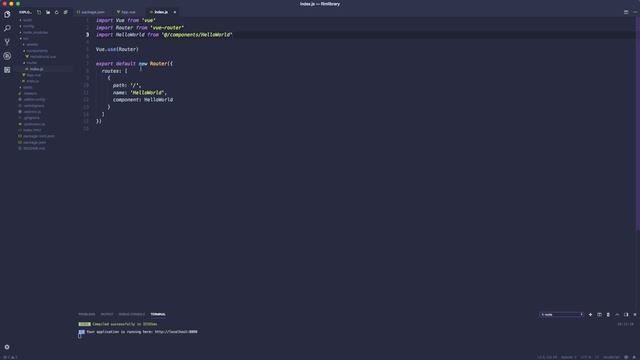 Создание веб-приложения на Vue.js - Настройка Vue-cli шаблон Webpack - PUG / STYLUS