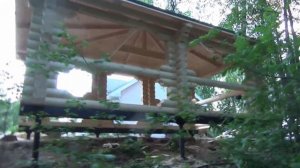 Сруб беседки 3.5х6.0м. из бревна "Орехово". Цена в СПб 112.030 руб