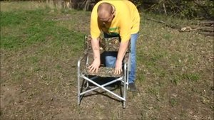 Кресло рыболовное алюминиевое Медведь до 200 кг