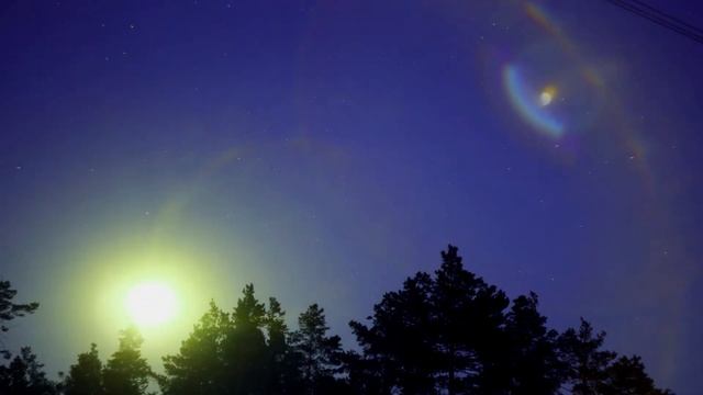 Съёмка ночьного неба тест1  видео